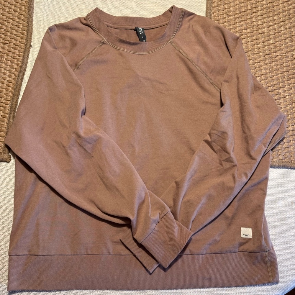 Women’s Crewneck Sweater - Brown